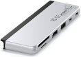 Хаб двойной Satechi Dual USB-C Hub For Surface Pro 9. Цвет: серебристый (ST-HSP9P)