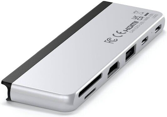 Хаб двойной Satechi Dual USB-C Hub For Surface Pro 9. Цвет: серебристый (ST-HSP9P)