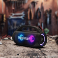 Портативная колонка Tronsmart Bang SE 40W стереозвук, IPX6, Bluetooth 5.3, ультрапортативная с ручкой и съемным ремешком, 3 режима освещения, 60 Гц – 20 кГц, 24 часа
