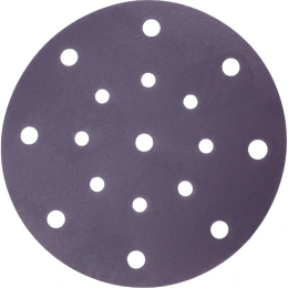 Круг абразивный Violet 150 мм, 100 шт, 17 отв, P 320, керамическое зерно Н7 H7 384967
