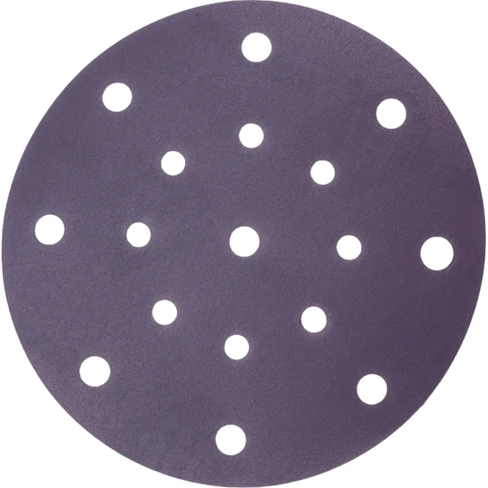 Круг абразивный Violet 150 мм, 100 шт, 17 отв, P 320, керамическое зерно Н7 H7 384967