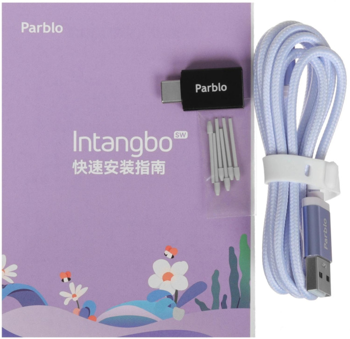 Графический планшет Parblo Intangbo SW USB Type-C фиолетовый 28632187