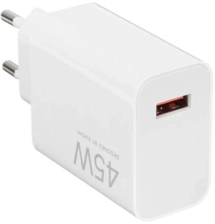 Сетевое зарядное устройство Xiaomi BHR07SLEU,  USB-A,  45Вт, 4.1A, белый