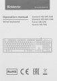 Клавиатура Defender Element HB-190, USB, мембранная,  черный [45191]