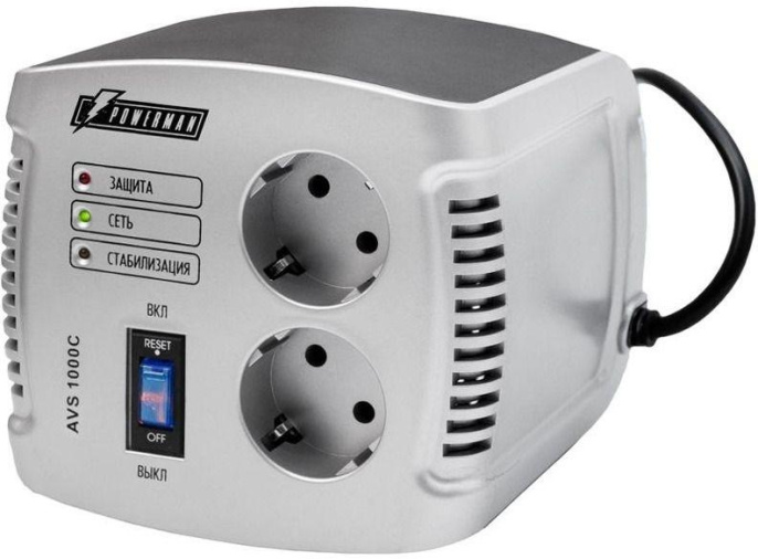 Стабилизатор напряжения Powerman AVS 1000 C (6090626) (944621)