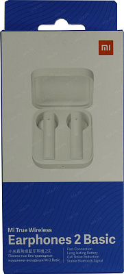 Наушники с микрофоном Xiaomi X27694 BHR4089GL White Mi True WirelessEarphones 2 Basic (Bluetooth 5.0)