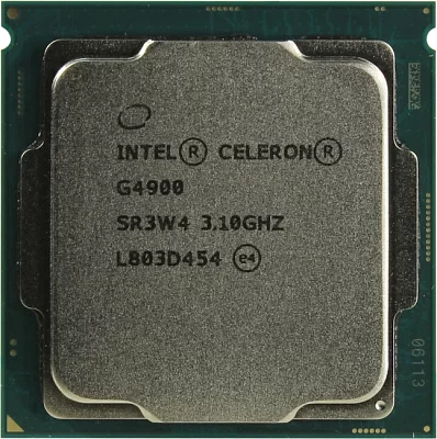 Процессор CPU Intel Celeron G4900 3.1 GHz/2core/SVGA UHD Graphics 610/ 2Mb/54W/8 GT/s LGA1151