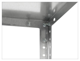 Стеллаж ПРАКТИК ES 150KD сталь, 1450x750x300мм серебристый [s24099033458]