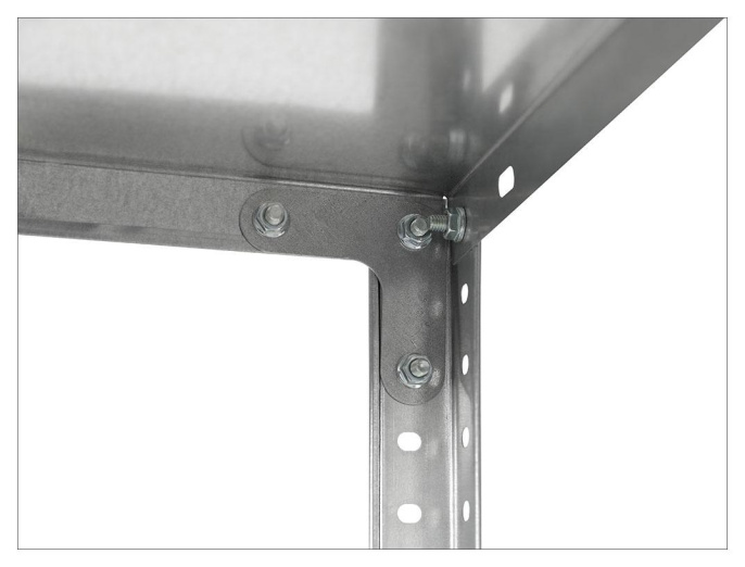 Стеллаж ПРАКТИК ES 150KD сталь, 1450x750x300мм серебристый [s24099033458]