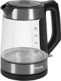 Чайник электрический Red Solution evolution RK-G20 1.7л. 2200Вт черный корпус: нерж.сталь/стекло RK-G20