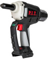 Заклепочник P.I.T. PRG20H-5A аккумуляторный, бесщеточный, 20В, 20000 Н, ход 25мм, 2.4-4.8мм