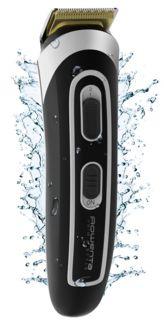 Триммер Rowenta TN9110F4 черный/серебристый насадок в компл:10шт