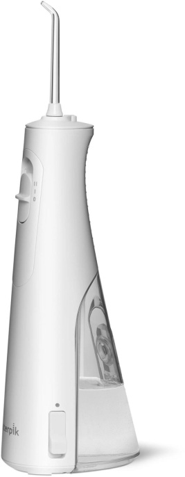 Ирригатор Waterpik WF-21 портатив. импульсн. 2насад. белый (WF21)