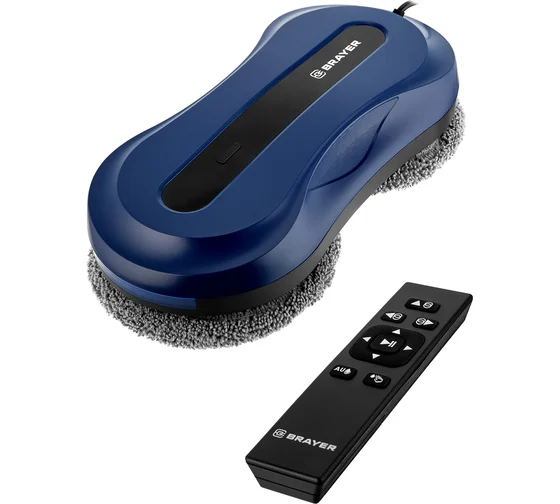 Мойщик окон BRAYER 5000BR мощность 72вт аккумулятор 650мАч мощность всасывания 2800Па время работы 40мин BR5000