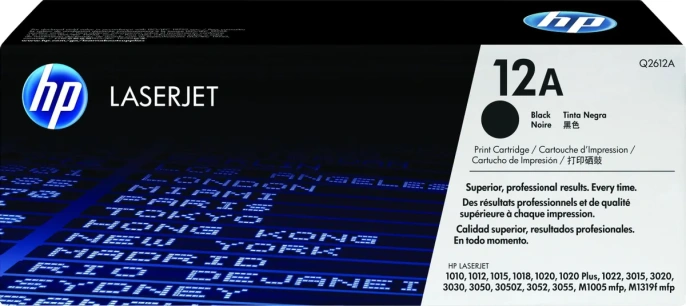 Картридж HP Q2612A (№12A) для  HP LJ  1010/1012/1015/1018/1020/1022(N/NW)/3015/3020/3030