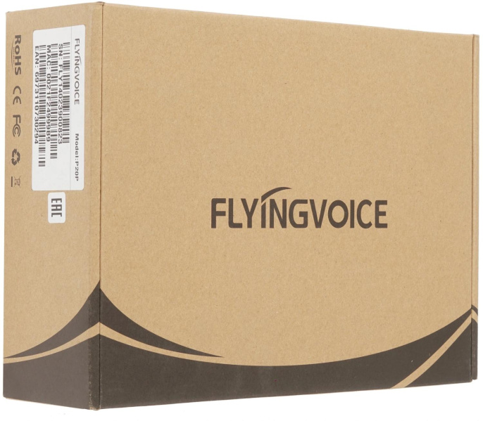Телефон IP Flyingvoice P20P черный