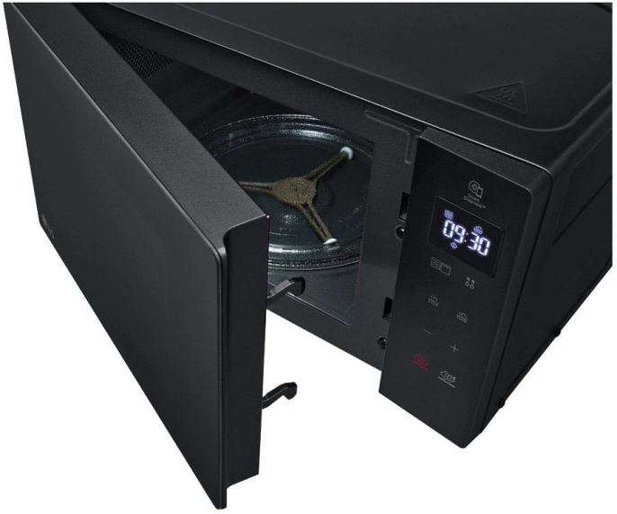 Микроволновая печь LG MH6032GAS, 700Вт, 20л, черный