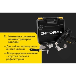 Фен (Термопистолет) Inforce HG6520D