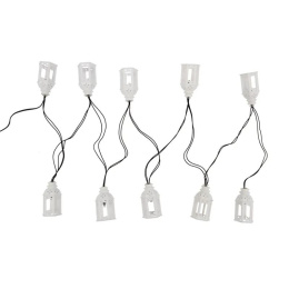 Rexant 602-251 Каскад Lamper Керосиновая Лампа LED 5 м с выносной солнечной панелью 2 м и аккумулятором, IP65, 2 режима работы мигание и постоянное