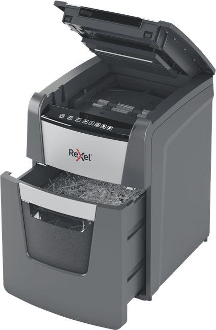 Уничтожитель бумаг Rexel Optimum AutoFeed 90X, с автоподачей, P-4, 4х28 мм, 90 лист. одновременно, 34л [2020090xeu]