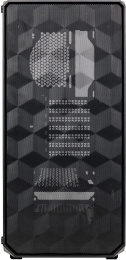 Корпус ATX HIPER BH34-1, Midi-Tower, без БП,  черный