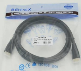 Кабель аудио-видео HDMI m /HDMI m 2м. черный BEHPEX