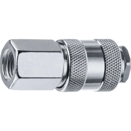 Переходник ЗУБР Профессионал 1/4"F - рапид муфта 64910-1/4