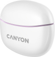 Гарнитура вкладыши Canyon TWS-5 фиолетовый беспроводные bluetooth в ушной раковине CNS-TWS5PU