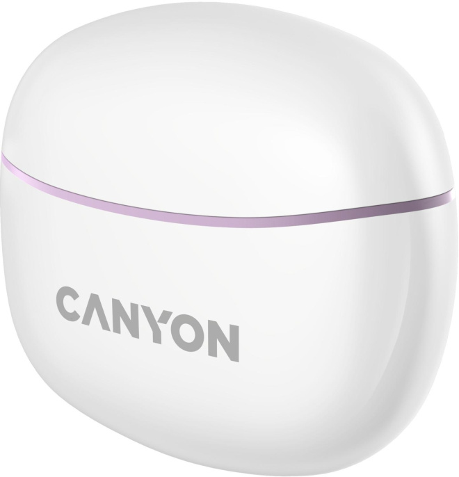 Гарнитура вкладыши Canyon TWS-5 фиолетовый беспроводные bluetooth в ушной раковине CNS-TWS5PU
