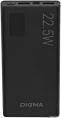Мобильный аккумулятор Digma DGPF10A 10000mAh QC3.0/PD3.0 22.5W 3A 2xUSB-A/USB-C черный (DGPF10A22PBK)