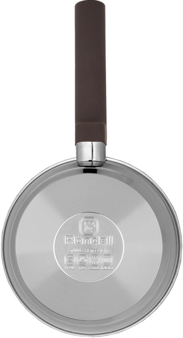 Ковш Rondell Coffee Bean RDS-1643 1.3л. d 16см с крышкой стальной