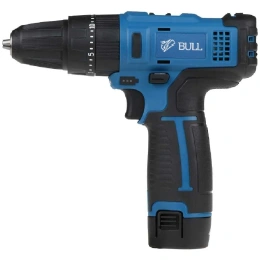 Аккумуляторная дрель-шуруповерт BULL SR 1201 в чемодане 04003325