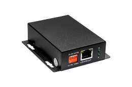 PoE удлинитель/ PoE удлинитель 10M/100M Fast Ethernet на 400м до 30W .Увеличение расстояния передачи данных + питание на 100м В режиме "S" - до 400м . Совместим с оборудованием PoE IEEE 802.3af/at. Порты: вх.- 1 x RJ45 10/100 Base-T , роз. 2.1x5мм DC;