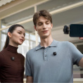 Радиосистема DJI Mic Mini (2TX + 1RX) DM3050 электретный (малый конденсатор), петличный/портативный, для интервью и репортажей/для смартфонов, круговая направленность, 20-20000 Гц, разъем подключения USB Type-C/3.5 мм, радиус действия 400 м