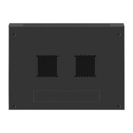 Шкаф телекоммуникационный 19" настенный 9U ExeGate EC-WM-9U.450.G.BLACK (19”, 9U, 600x450x500mm (ШхГхВ), передняя дверь закаленное стекло, съемные боковые панели, пыле- и влагозащита IP23, черный RAL 9004) EX298607RUS