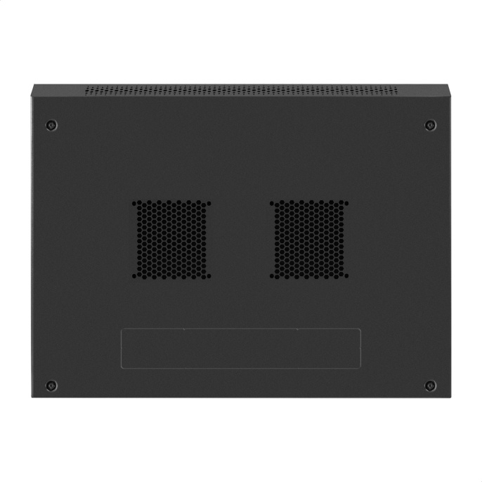 Шкаф телекоммуникационный 19" настенный 9U ExeGate EC-WM-9U.450.G.BLACK (19”, 9U, 600x450x500mm (ШхГхВ), передняя дверь закаленное стекло, съемные боковые панели, пыле- и влагозащита IP23, черный RAL 9004) EX298607RUS