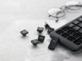 Цифровой блок проводной RAPOO K10-BL, цвет - черный 13323