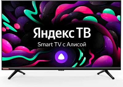 Телевизор LED Starwind 32" SW-LED32SG300 Яндекс.ТВ черный HD 60Hz DVB-T DVB-T2 DVB-C DVB-S DVB-S2 USB WiFi Smart TV