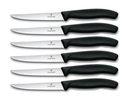 Набор ножей кухон. Victorinox Swiss Classic 6.7233.6 компл.:6предм. черный европодвес