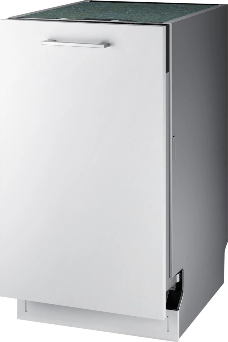 Встраиваемая посудомоечная машина Samsung DW50R4050BB/WT, узкая, ширина 45см, полновстраиваемая, загрузка 10 комплектов