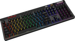 Клавиатура MSI STRIKE Pro W Silent механическая серый/черный USB беспроводная BT/Radio Multimedia for gamer LED (подставка для запястий) (S11-43RU210-CLA) кабель 2м