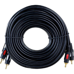 Rexant 17-0148 Шнур 2RCA Plug - 2RCA Plug 10М GOLD