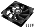 Вентилятор ID-COOLING FL-12025K 120мм, 3-pin, 1250об/мин, 21 дБ, черный, Ret