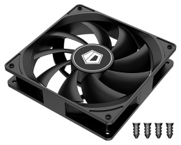 Вентилятор ID-COOLING FL-12025K 120мм, 3-pin, 1250об/мин, 21 дБ, черный, Ret