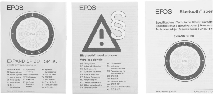 Спикерфон Epos черный 1000223
