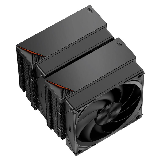 Кулер для процессора PCCooler RZ620 BK 260W, 4-pin PWM, 157.5mm, Al/Cu, 6x6mm, 1x120mm, 86.73CFM, 32dBA, 2200RPM, S: 1851/1700/1200/115X, AM5/AM4, black