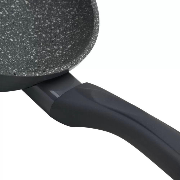 Сковорода Polaris Canto 28F круглая 28см покрытие: Pfluon ручка несъемная без крышки серый 019127