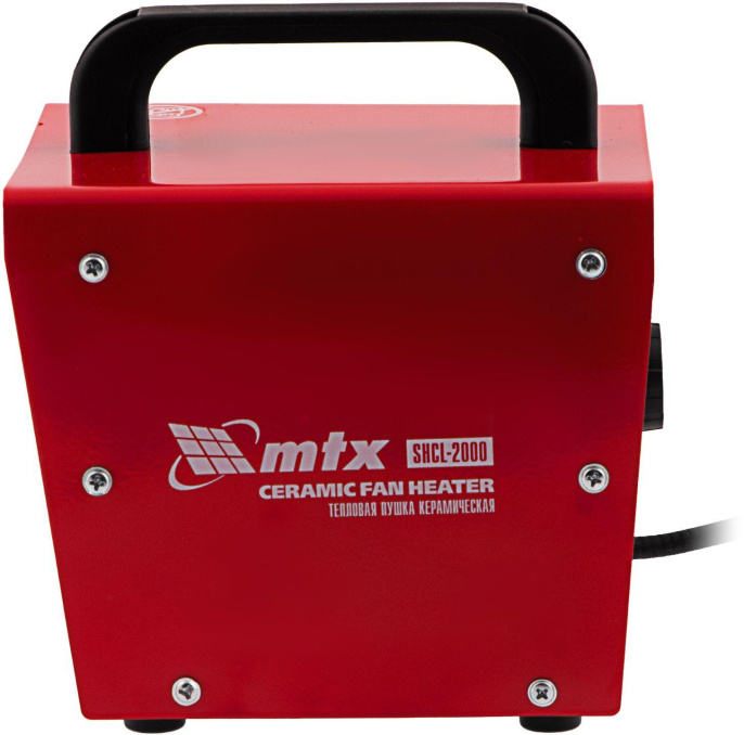 Тепловая пушка электрическая MTX SHCL-2000 2000Вт красный/черный