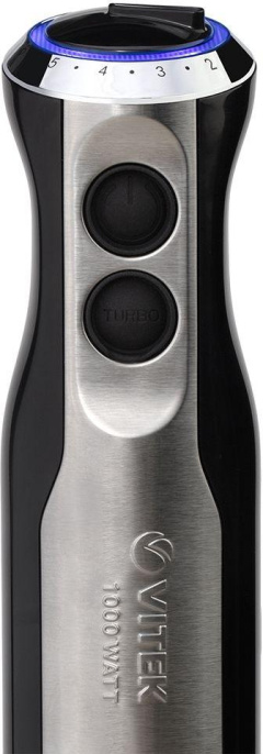 Блендер Vitek VT-8543, погружной, белый/серебристый