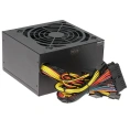 Блок питания POWERMAN 600W [PM-600ATX-F-BL_BOX] черный [600 Вт, 20+4 pin, 4+4 pin CPU, 5 SATA, 2 x 6+2 pin, 6 pin PCI-E] [6128219]